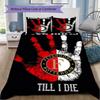 Custom Name Feyenoord Bedding,Quilt Set Quilt Cover Pillowcase Home Birthday Gift(1 * Duvet Cover + 2 * Pillowcase, Without Core)_xia