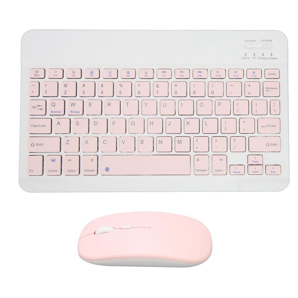 Kablosuz Klavye Mouse Seti 10in Bilgisayar Klavyeleri Fare Kombosu Tablet Cep Telefonu Bilgisayar için