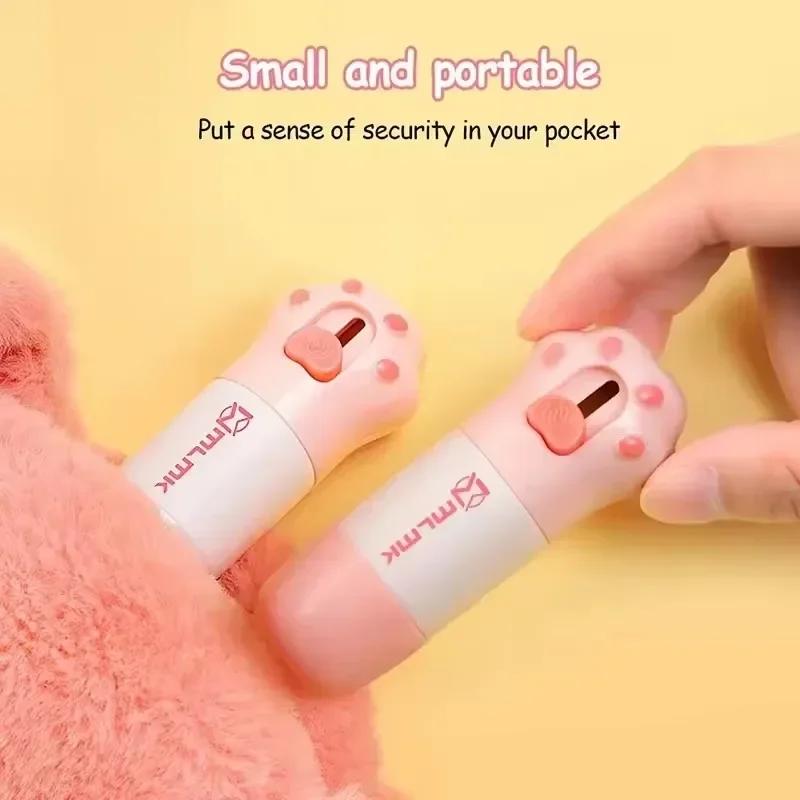 Retractable Box Opener Thermal Paper Correction Fluid With Unboxing Knife Privacy ID Information Blackout Theft Protection Stamp