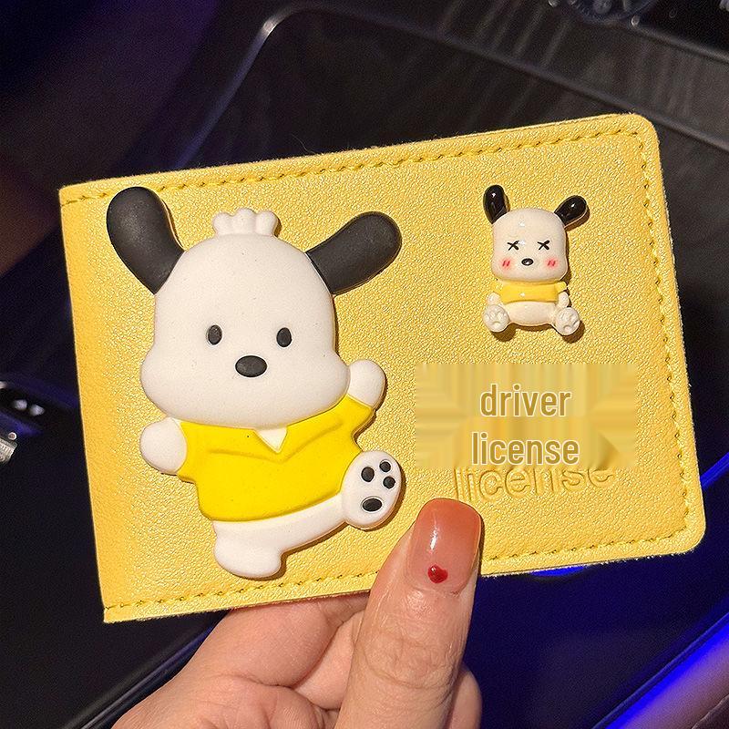 Pochacco Leather Card Holder & License Protector 2024