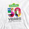 Sesame Street Unisex Adult 50 Years Logo Hoodie