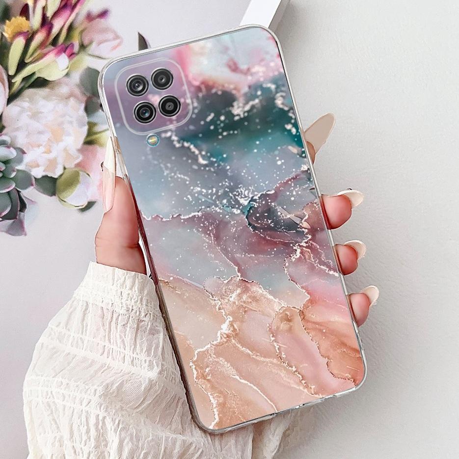 For Samsung Galaxy A12 Case SM-A125F Popular Fashion Painted Cover Soft Slim Phone Case For Samsung A12 F12 M 12 Galaxy M12 Bags