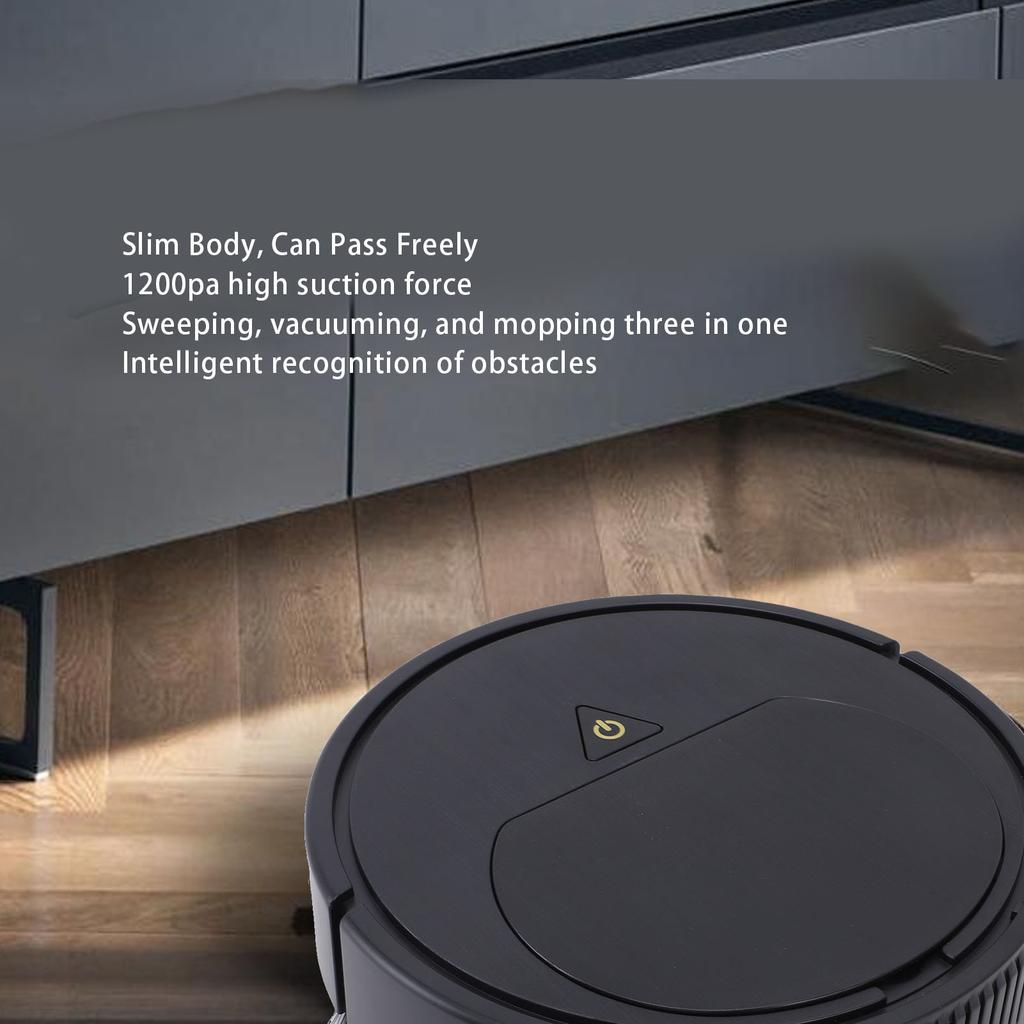 Robot Vacuum and Mop Combo 1200pa Suction Force Intelligent Obstacle Avoidance Robot Vacuum Cleaner for Home