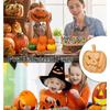 Creative New Halloween Pumpkin Tray Useful Suitable Family Festival Celebrate Snack Plate Funny Pumpkin Pattern Party Props Tray