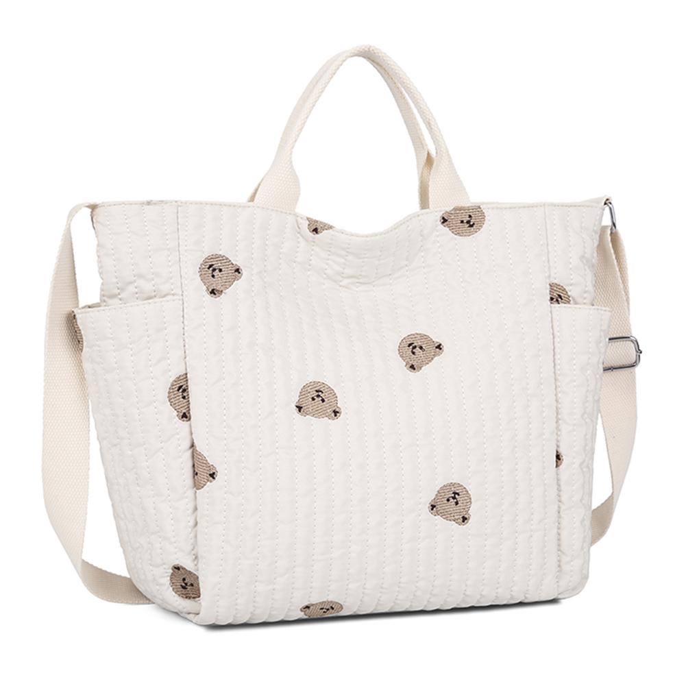 Women Baby Diaper Crossbody Bag Adjustable Strap Cartoon Baby Nappy Bag Mommy Tote Handbag Female Outdoor Daily Bag