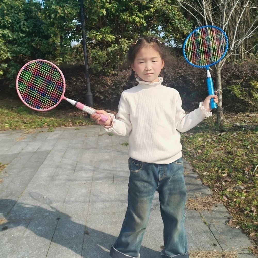 Lehké dětské badmintonové rakety Tlumící nárazy Sportovní herní hračky Tenisové vybavení