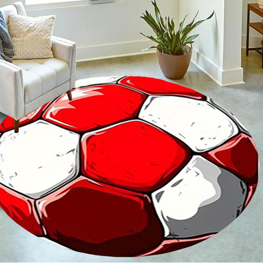 1 stuks Voetbal vloerkleed huis tapijt antislip ontwerp voor kantoor decoratie cadeau woonkamer slaapkamer