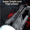 Waterproof Camping Searchlight Dimmable with Side Lights Powerful Handheld Lantern Plastic USB Rechargeable Handheld Spotlight