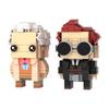 MOC Good Omens Rollenpuppe Bausteine Modell Film Good Omens Engel und Dämonen Actionfiguren Steine Montage Spielzeug Kinder Geschenke