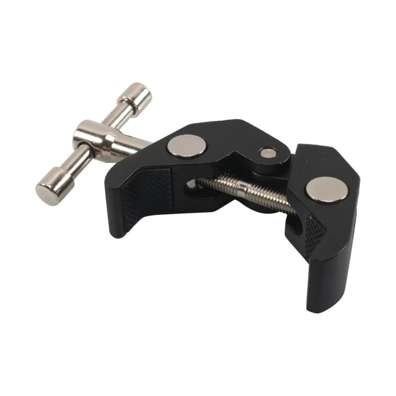Support de fixation rotatif à 360 degrés, pince de fixation pour mini pince en aluminium robuste pour yacht/garde-corps