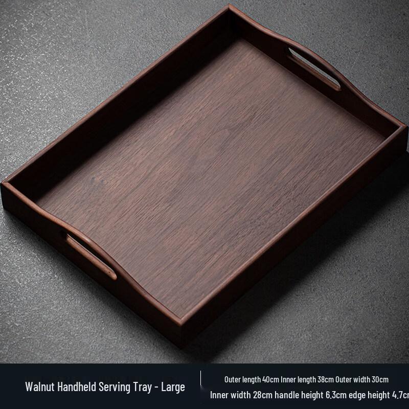 HUALEAI Walnut Wood Serving Tray
