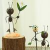 Eisen Ameisen Gartenkunst Skulptur Figur Statue Für Vertikales Pflanzenwachstum Und Dekoration Landschaftsakzent Gartenschmuck