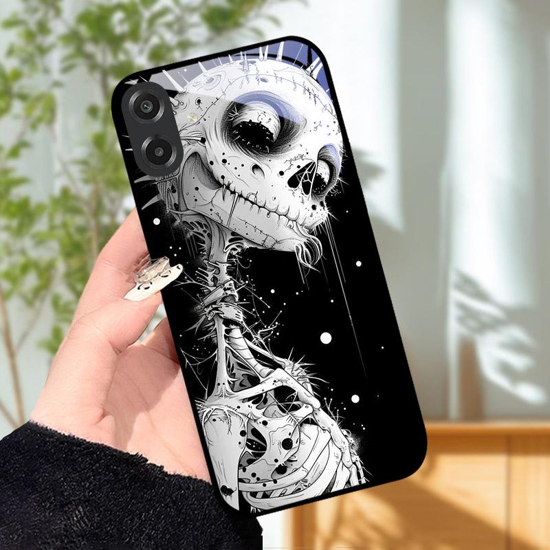 For Samsung Galaxy A07 Case Cool Lion Tempered Glass Phone Cases For GalaxyA07 A 07 SamsungA07 Full Camera Protection Cover Capa