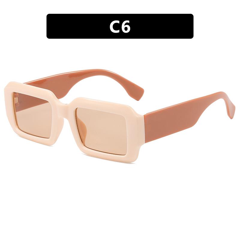 New Square Simple Sunglasses for Women Fashion Outdoor Sunshade Glasses for Men Retro Trend Luxury Brand Design Uv400