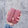 2021 Minimalist Korean Style Women's Tri-Fold Wallet with Coin Compartment