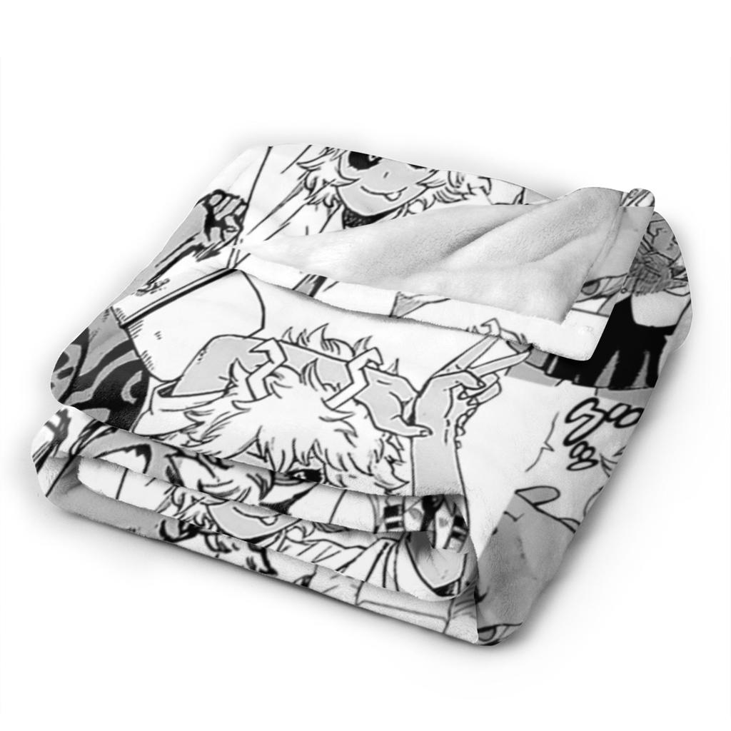 Mina Manga Blanket Fleece Boku No My Hero Academia Pinky Ashido Mina Super Warm Throw Blankets for Bed Bedroom Quilt