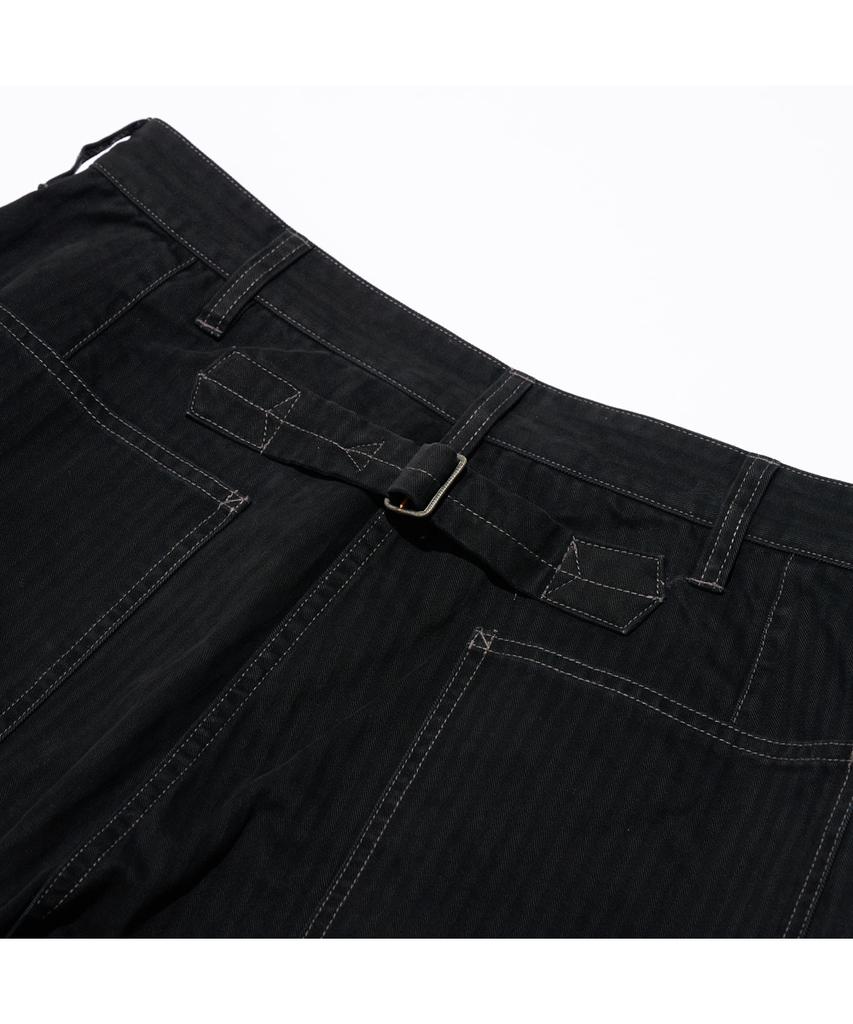 Dyutelo Cinch Back Baker Pants Black