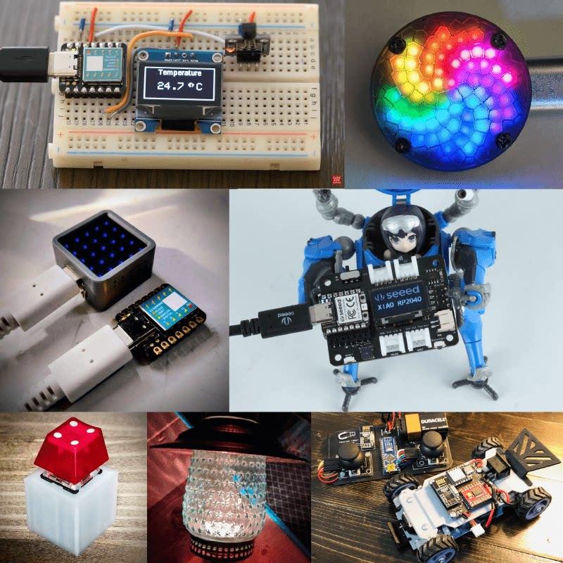 LIZAO XIAO-nRF11811 BLE Development Board, Bluetooth 1.1 NFC Zigbee Wireless Module, Thumb Size Low Power MCU Board for Arduino