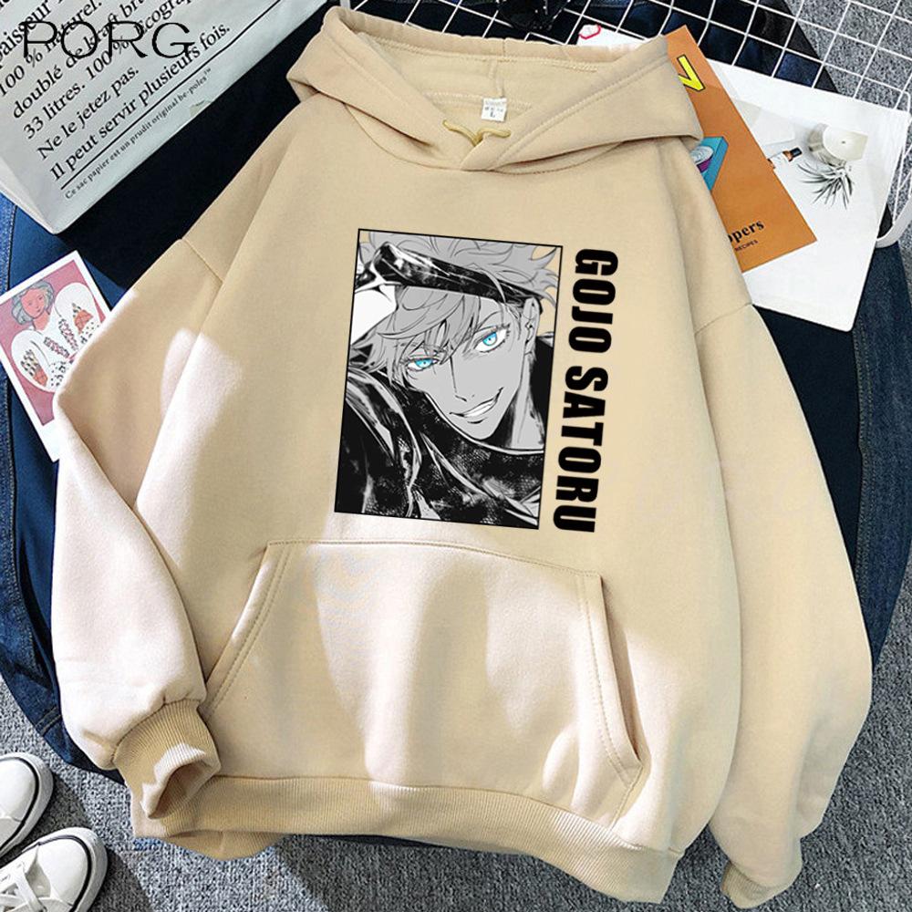 Jujutsu kaisen Satoru Gojo Megumi Fushiguro Tištěná pánská mikina Oblečení Vintage móda Ležérní Unisex Pulovry s dlouhým rukávem