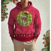 Christmas Elk Print Men's Hoodies & Sweatshirts Autumn Winter Casual New Year Clothing Fashion Loose Hooded Pullover X'mas Tops