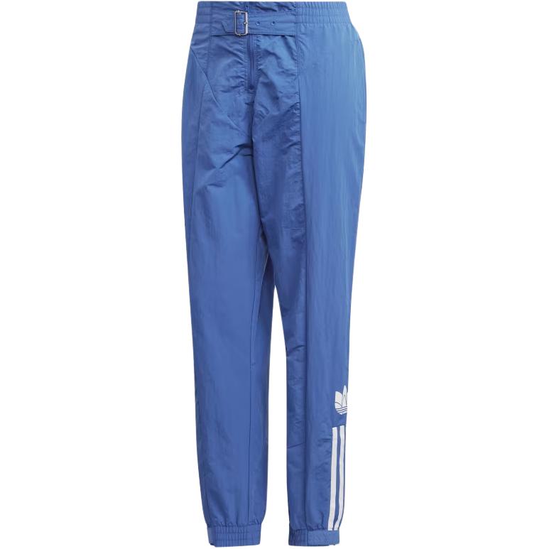 Adidas Originals High-Waisted Soft Stretch Sports Pants Women Pants Royal-Blue GF0265