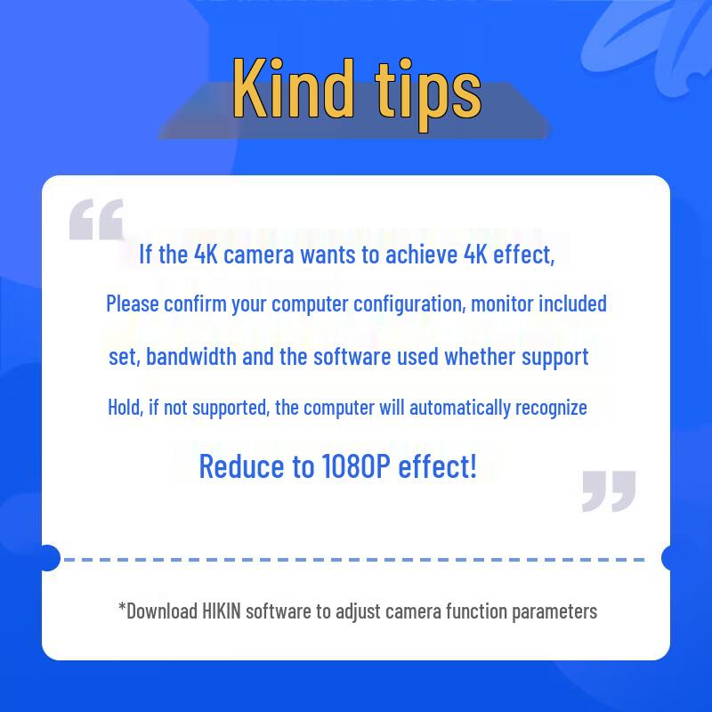 HIKVISION DS-U68 4K USB Webcam with Microphone