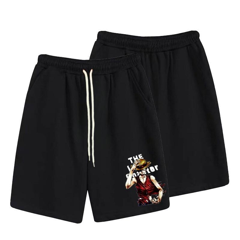 One Piece Anime Casual Men's and Women's Shorts Summer Slightly Elastic High-quality 3D Sports Shorts