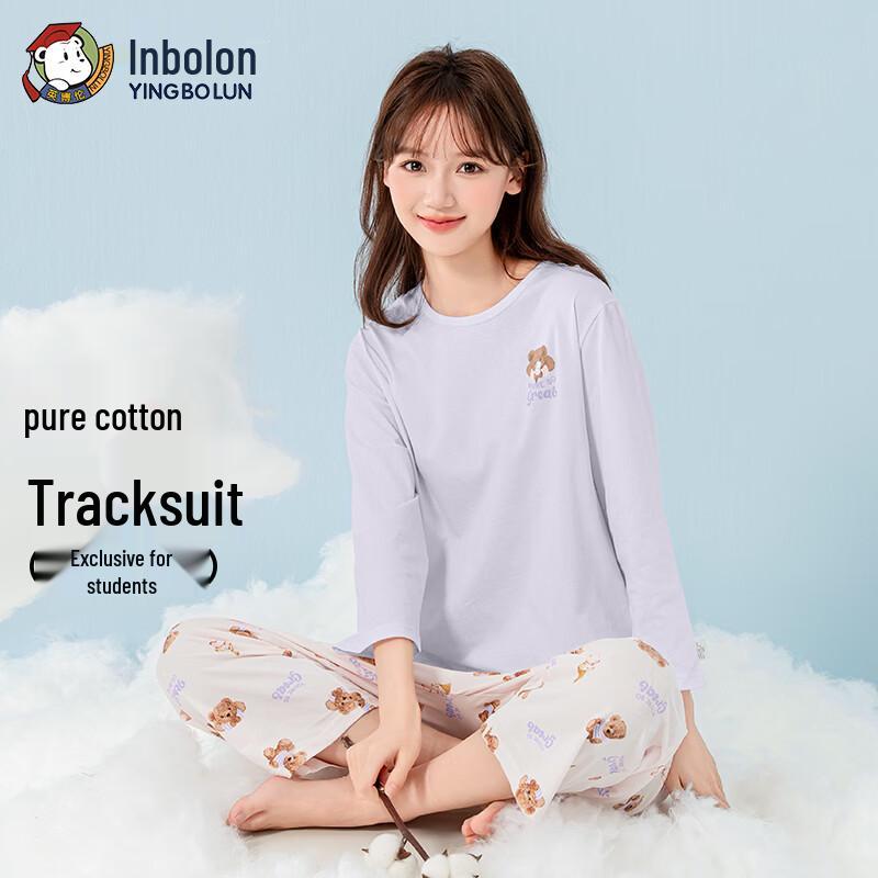 

Yingbolun Kids Pure Cotton Spring/Summer Pajama Set 165