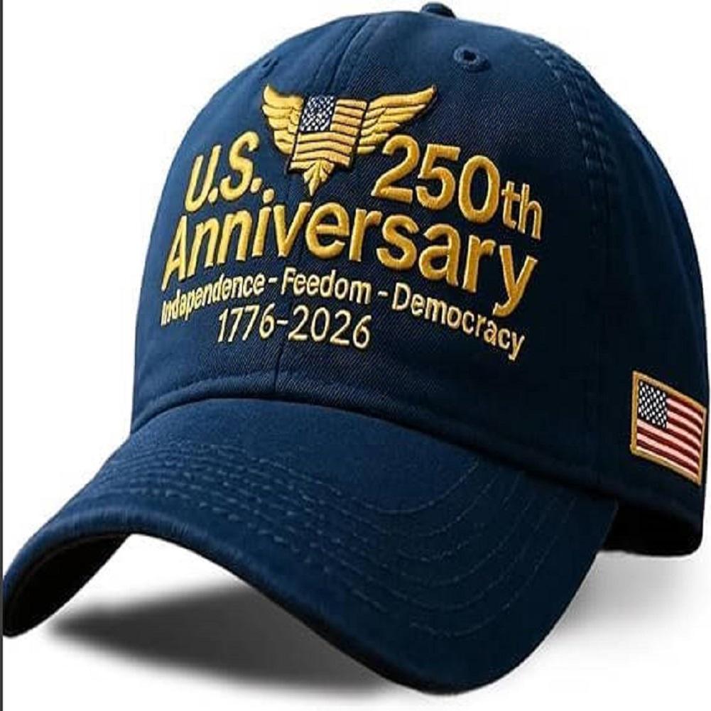 U.S. 250th Anniversary Baseball Caps Retro Washed Cap FREEDOM 250 Marine Corps 250th Anniversary Cap Casual Outdoor Sun Hats