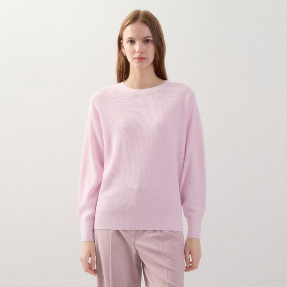 

[She S miSS] Raglan Round Neck Knit SSkpoo12550 blacks/55