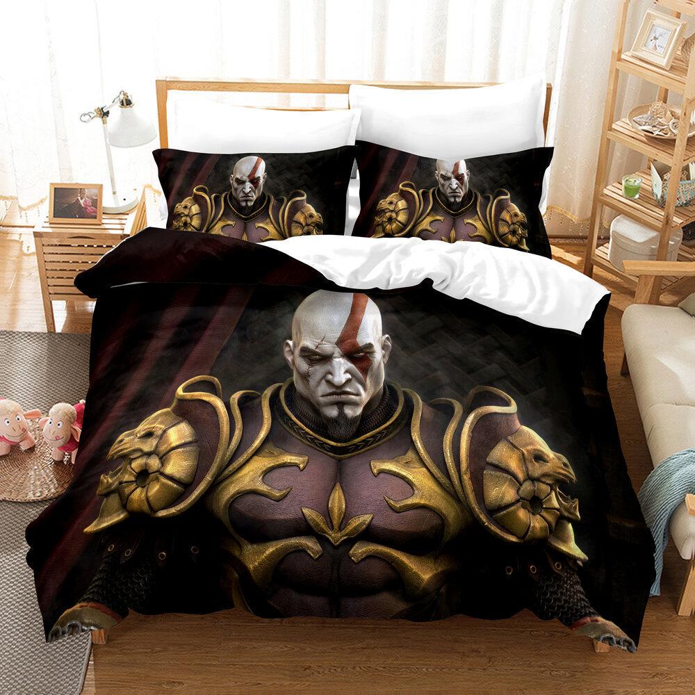Movie Game Three-Piece Quilt Cover Printing 3D Digital Printing Quilt Kit