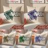 Outdoor Match With Wild Fishing Prints Nash Pillow Case Comfort Sofa Bed Silky Elegant Invisible Zipper Decorative Cushion Cover