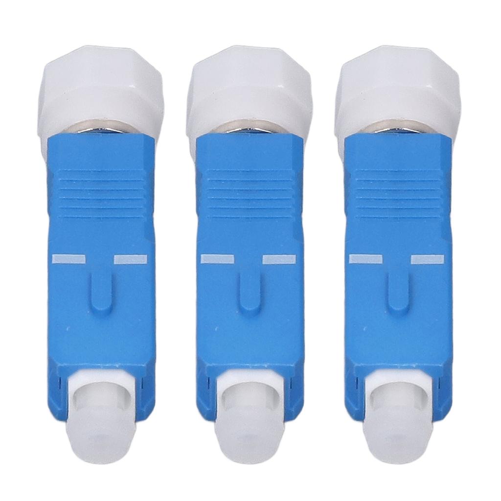 3Pcs Fiber Optic Connector Adapter SC Male to FC Female Single Mode Convertor for Optical Power Meter