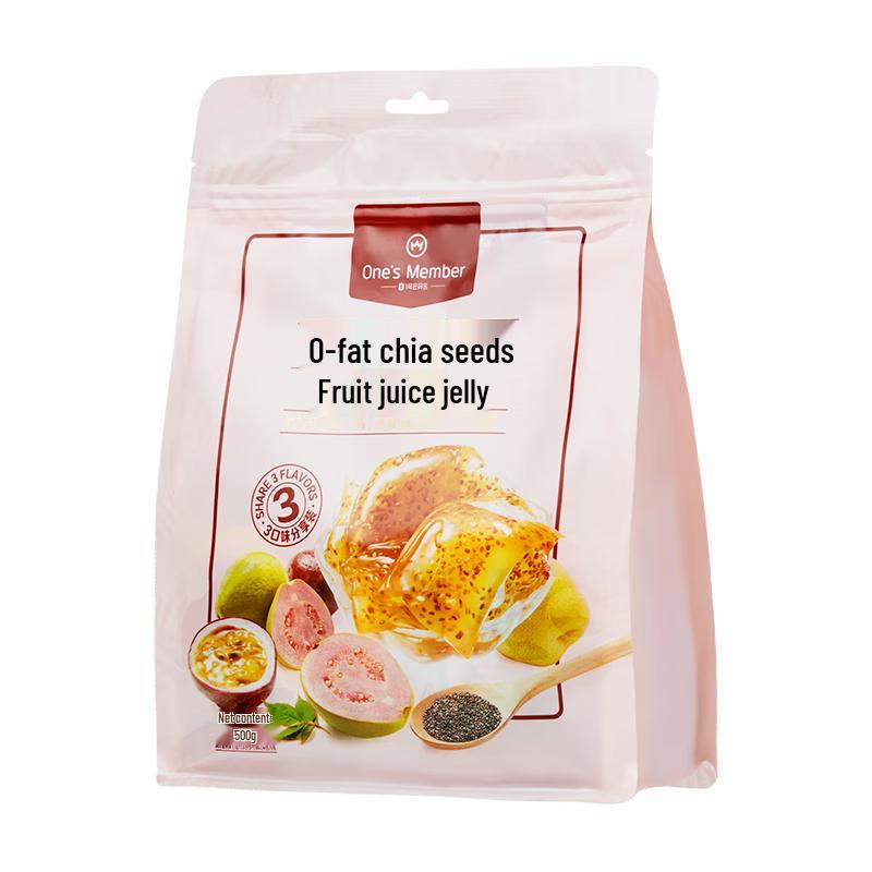 500g Zero Fat Chia Seed Fruit Jelly