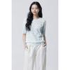 Flower Ribbon Pattern Knit Bakp53631