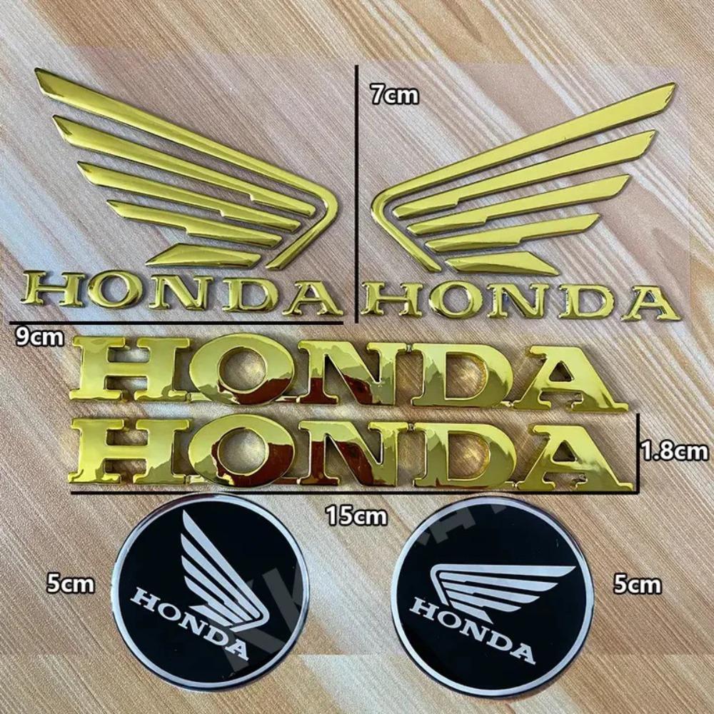 Cwcr1 Honda Stickers, 3D Circular Labels, Electroplated Letters, Waterproof Motorcycle Decoration Accessories Pcx125PCX160CBR650R1000R