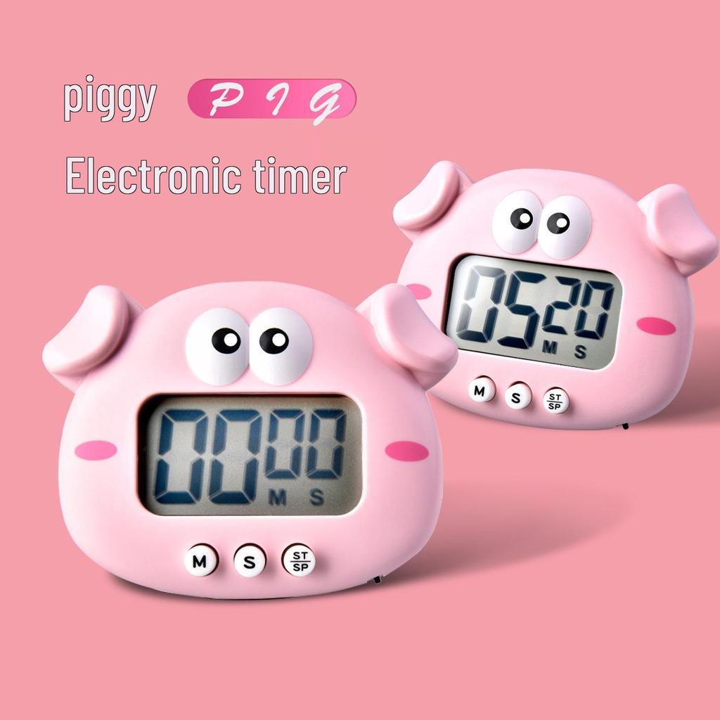 Cartoon Chicken Timer: Electronic Kitchen & Study Alarm Clock