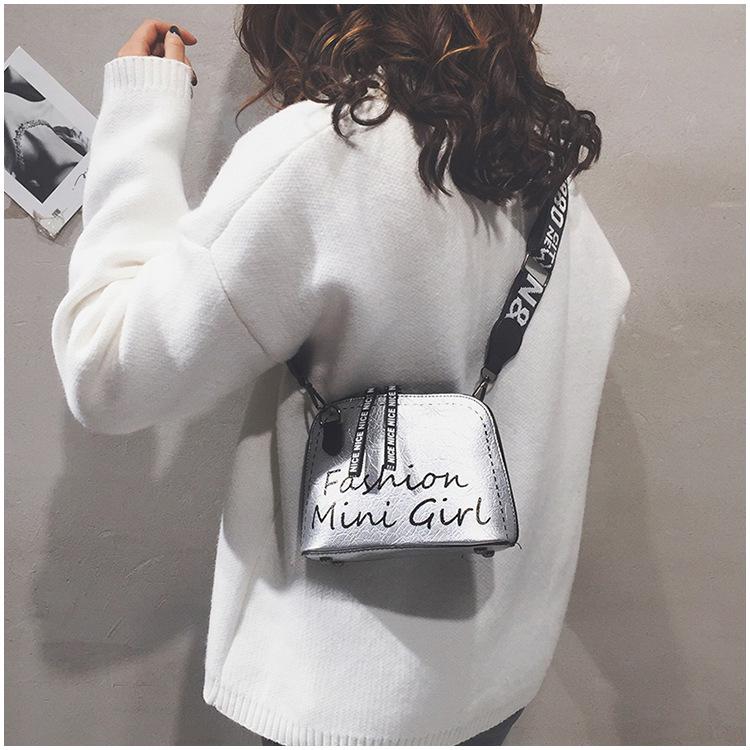 SCIONE женская новая сумка через плечо в стиле ретро с широким ремешком — фото 12