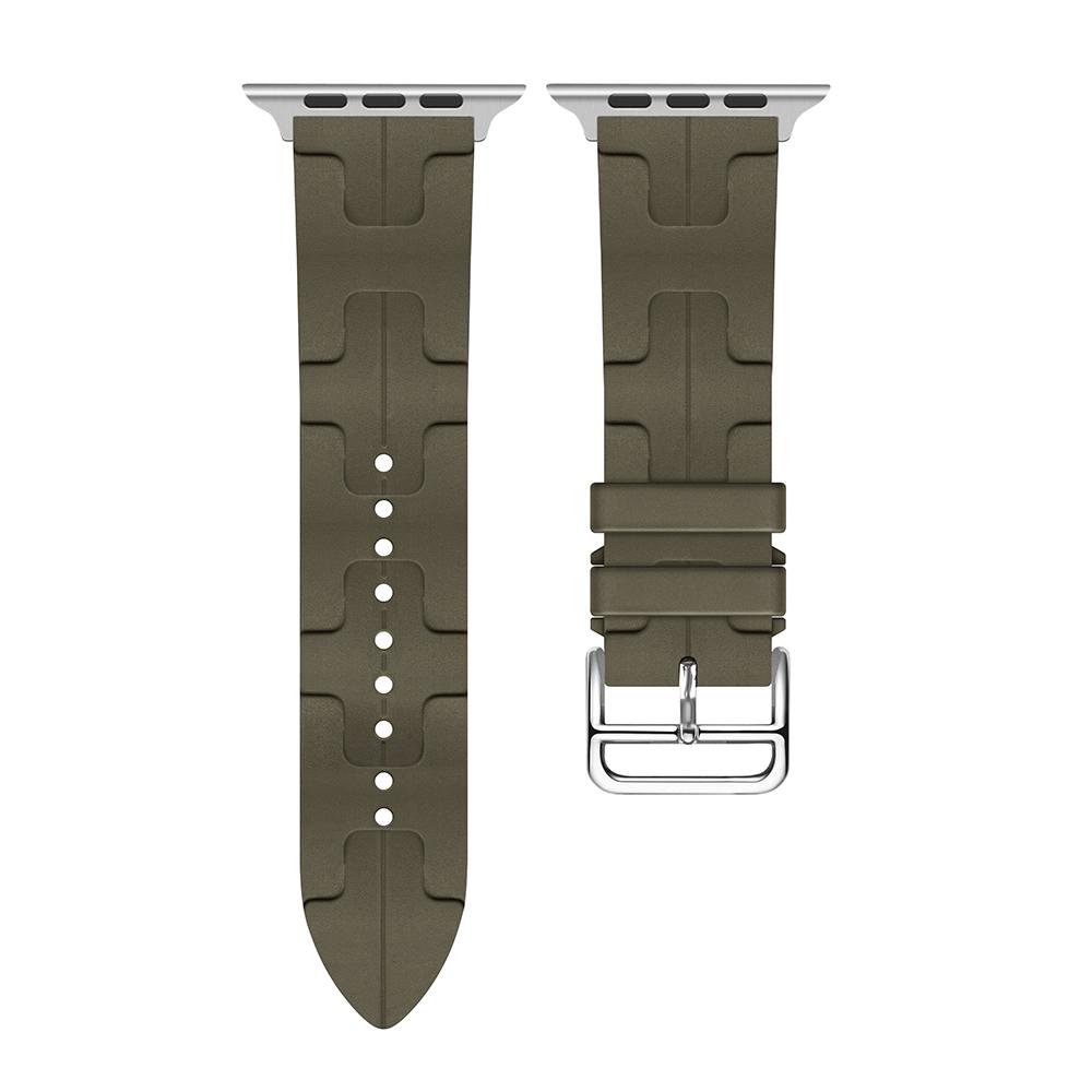 Nowy Pasek Kilim Single Tour Do Apple Watch Band 44mm 40mm 49mm 45mm 41mm Silikonowa bransoleta iwatch seria 9 se 3 7 8 ultra 2 10