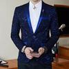 Men Dinner Blazer Slim Fit Suit Coat Jacket