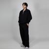 Akia Oversized Half-Zip Sweatshirt - Essential Collection [ Black ]