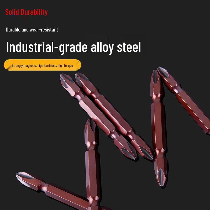 Industrial-Grade Magnetic Phillips Screwdriver Bit Set - Super Hard for Electric Screwdrivers and Hand Drills