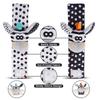 4 PZ/SET Calzini Sonaglio per Bambini Set Sonagli da Polso Animali di Peluche Carini Calzini Trova Piedi 0~12 Mesi Per Neonati Regalo