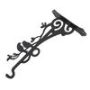 Hanging Plant Bracket Wall Hook Iron Decorative Plant Hanger with Screws for Bird Feeder Lanterns Wind Chimes Flower