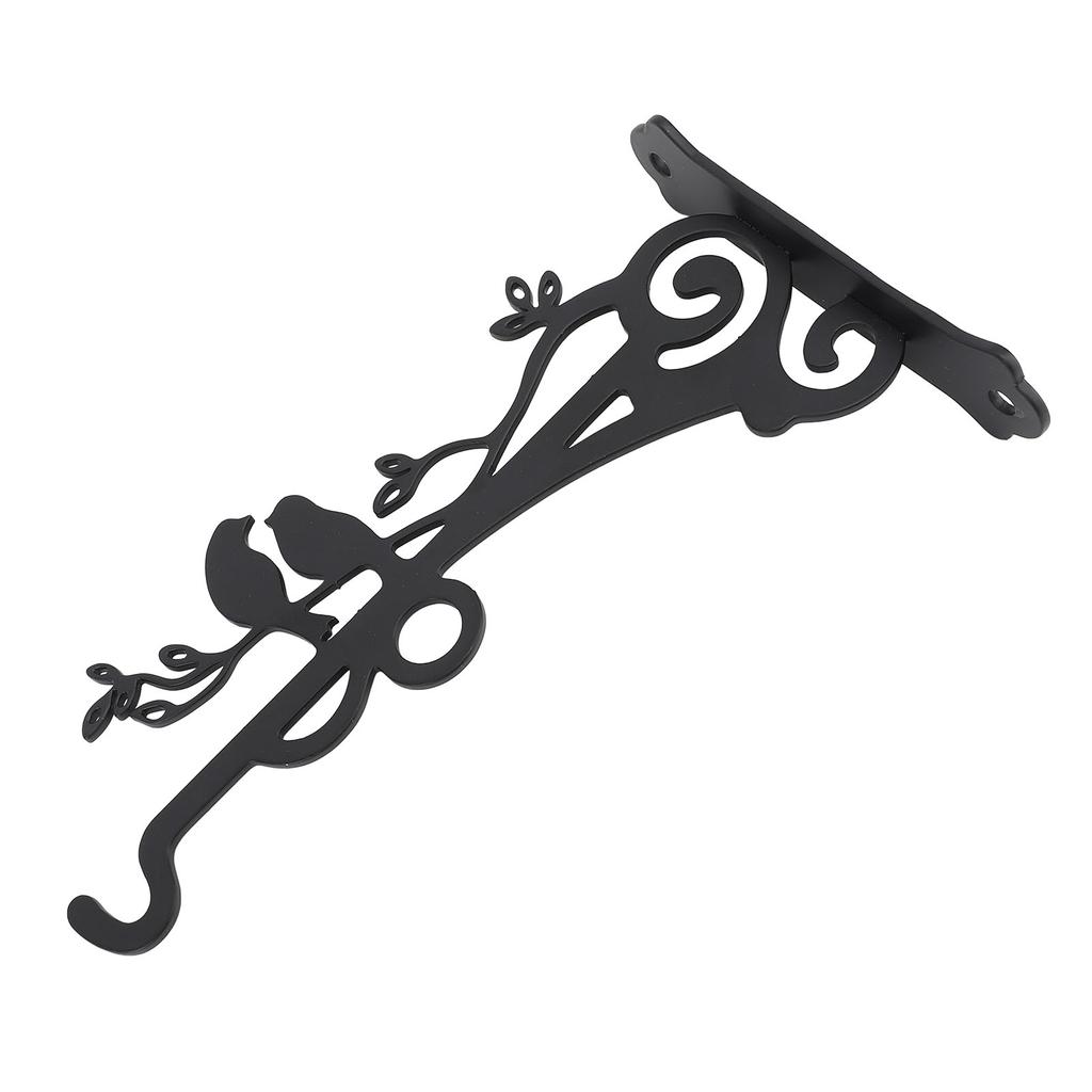 Hanging Plant Bracket Wall Hook Iron Decorative Plant Hanger with Screws for Bird Feeder Lanterns Wind Chimes Flower