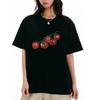 Kurzarm-T-Shirts mit Tomatenmotiven, Sommer-Y2K-Mode, Vintage-Baumwolle, Unisex