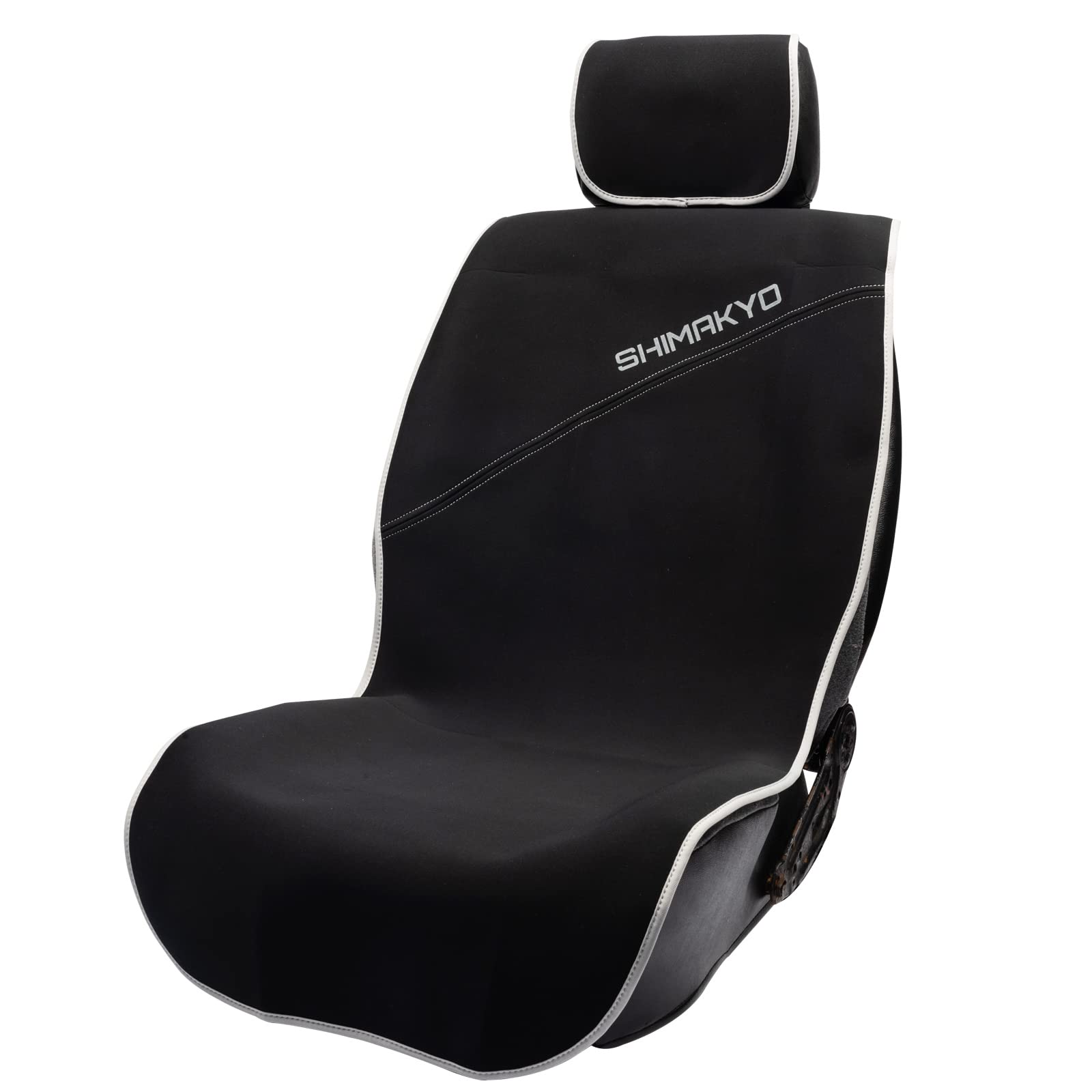 

Чехлы для сидений SHIMAKYO для гидрокостюма с водяными пятнами спереди 1 подходят для сидений в черных автомобилях, водонепроницаемые, отталкивающие, антибактериальные, дезодорирующие, чёрный