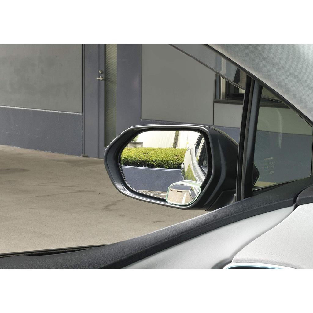 Carmate DZ500 Auxiliary Mirror for Cars and Wide Angle Ultra Wide Angle Adjustable with Ball Set of 2 and (CARMATE) Motorcycles, Mirror, 180SR, Angle,