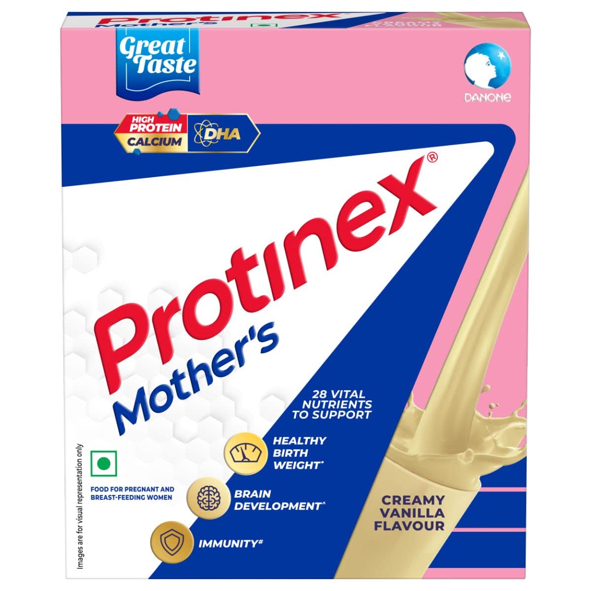 

Protinex Mother S Nutritional Mix 250Gm Pack of 1 – High Protein Pregnancy Supplement With DHA