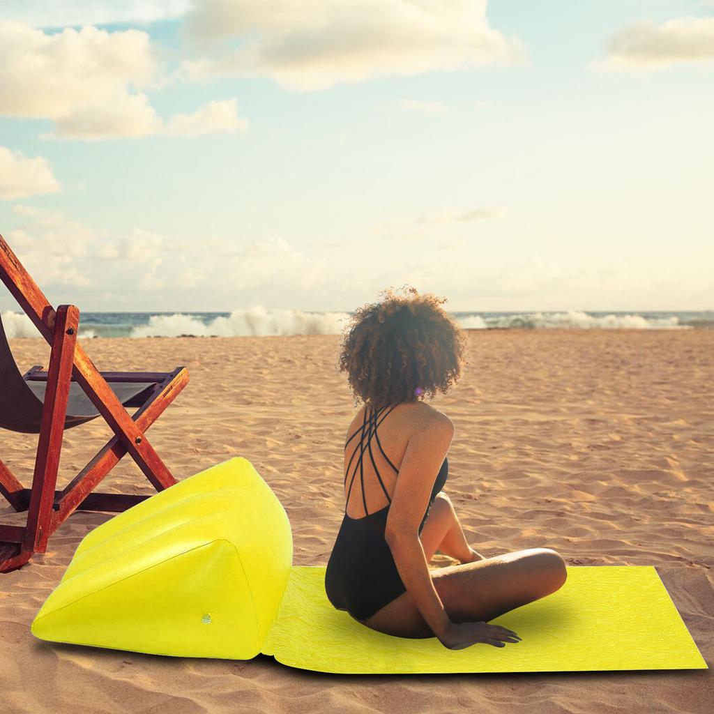 Outdoor Camping Mat, Inflatable Mat, Beach Mat, Foldable PVC Material